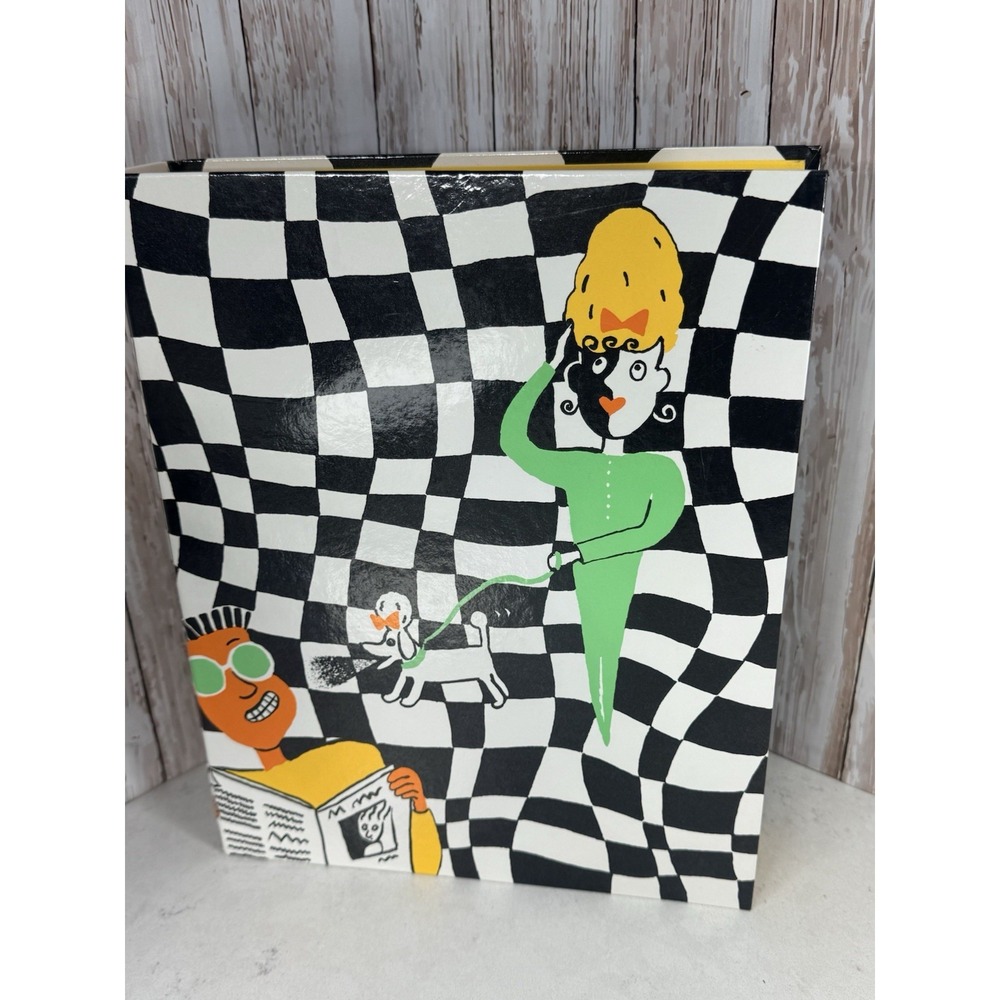 Vintage IKEA 3 Ring Binder Memphis Postmodern 80s 90s Made in Israel Rare